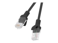 Lanberg CAT 5e Ikke afskærmet parsnoet (UTP) 3m Patchkabel Sort RAL 9004