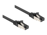 DeLOCK CAT 8.1 U/FTP 25cm Patchkabel Sort