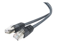 Gembird Kabel med afskærmning med folie og kobberfletning (SFTP 50cm Patchkabel Sort