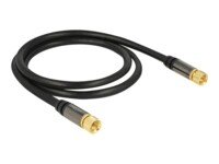 DeLOCK Antennekabel 1m Sort Sort