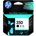 HP 350 Sort original blaekpatron for Desk