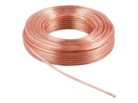 goobay Bulkhøjttalerkabel Gennemsigtig 10m