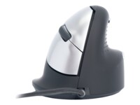 R-Go HE Mouse Ergonomisk mus, Medium (165-195mm), Højre, med kabel Kabling Sort