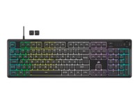 CORSAIR K55 CORE RGB Tastatur Membran 10 zone RGB Kabling Nordisk