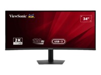 ViewSonic VA3420C 34' IPS 3440 x 1440 (UltraWide) HDMI DisplayPort USB-C 120Hz Dockingskærm