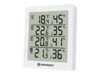 Bresser Temeo Hygro Quadro Termo-hygrometer Trådløs Indendørs Udendørs Hvid