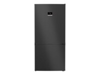 Bosch Serie | 8 Køleskab/fryser 419liter Klasse B 202liter Fritstående Børstet sort stål