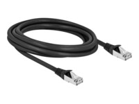 DeLOCK CAT 6a S/FTP 3m Patchkabel Sort