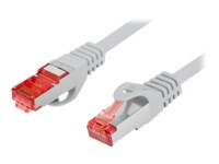 Lanberg PCF6-10CU CAT 6 Foldet uskærmet snoet par (F/UTP) 2m Patchkabel Grå