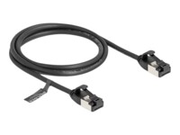DeLOCK CAT 8.1 U/FTP 1m Netværkskabel Sort