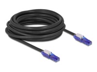 DeLOCK CAT 6 Ikke afskærmet parsnoet (UTP) 7.5m Netværkskabel Sort