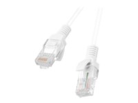 Lanberg CAT 5/5e Ikke afskærmet parsnoet (UTP) 3m Patchkabel Hvid RAL 9010