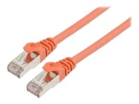 Prokord CAT 6a Kabel med afskærmning med folie og kobberfletning (SFTP 3m Netværkskabel Orange