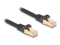 DeLOCK CAT 6a S/FTP 5m Patchkabel Sort
