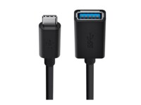 Belkin 3.0 USB-C to USB-A Adapter USB-C adapter Sort
