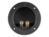 goobay Højttalerterminal Sort Guld