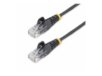 StarTech.com 10m Black Slim CAT6 Ethernet Cable, Snagless, 28AWG, LSZH CAT 5/5e/6 Ikke afskærmet parsnoet (UTP) 10m Patchkabel Sort