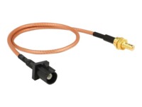 DeLOCK Antennekabel Koaksial 30cm Guld