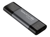 Team X1 64GB USB 3.2 Gen 1 / USB-C USB stick Grå
