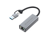Conceptronic 110518607201 ABBY08G USB 3.2Gen 1 Gigabit Network Adapter, Wake-on-LAN,