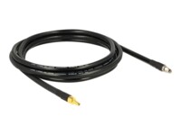 DeLOCK Antennekabel Koaksial 3m Sort Sort