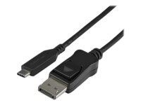 StarTech 3.3ft/1m USB C to DisplayPort 1.4 Cable, 4K/5K/8K USB Type-C to DP 1.4 Alt Mode Video Adapter Converter, HBR3/HDR/DSC, 8K 60Hz DP 1.4 Monitor Cable for USB-C and Thunderbolt 3 - USB-C to DP 8K Cable (CDP2DP141MB)