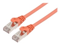 Prokord CAT 6a Kabel med afskærmning med folie og kobberfletning (SFTP 5m Netværkskabel Orange