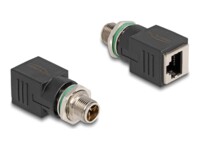 DeLOCK CAT 6a Netværksadapter Sort