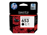 HP 653 Sort 360 sider