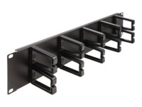 DeLOCK Stativkabeladministrations-rutepanel Sort