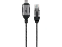 USB-C™ 3.1 to RJ45 Ethernet Cable, Slim, 1.5 m, 1.5 m, black