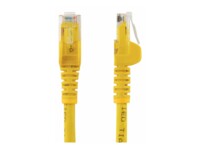StarTech.com 3m CAT6 Ethernet Cable, 10 Gigabit Snagless RJ45 650MHz 100W PoE Patch Cord, CAT 6 10GbE UTP Network Cable w/Strain Relief, Yellow, Fluke Tested/Wiring is UL Certified/TIA - Category 6 - 24AWG (N6PATC3MYL) CAT 6 Ikke afskærmet parsnoet (UTP) 