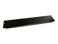 StarTech.com 2U Blanking Panel - Steel Rack Mount Filler Panel - for 19in Server Rack Enclosure or Cabinet - Black Rack Panel (BLANKB2) Tomt panel Sort
