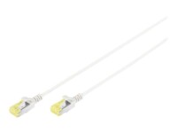 DIGITUS Slim CAT 6a U/FTP 1m Patchkabel Grey