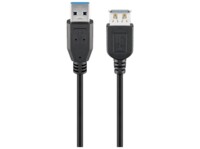 Goobay 74149 USB-A to USB-A 2m Sort
