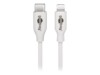 USB-Câ„¢ USB charging and sync cable, 0.5 m, white - MFi cable for Apple iPhone/iPad, white