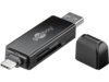 USB 3.0 - USB-C™ 2in1 card reader - for reading MicroSD and SD memory card formats