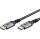 DisplayPort Cable, DP 1.4, 2 m, Sharkskin Grey, 2 m - DisplayPort™ male > DisplayPort™ male