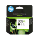 HP 305XL Pigmenteret sort 240 sider Blæk 3YM62AE