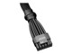 be quiet! 12 pin PCI Express-kraft (female) - 12VHPWR (female) Sort 60cm Strømkabel