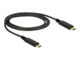 Delock USB Type-C kabel 1m Sort