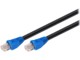 Goobay CAT 6 U/UTP 15m CAT 6 U/UTP CCA 15m Sort