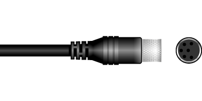 Kabel ende: M8 Female