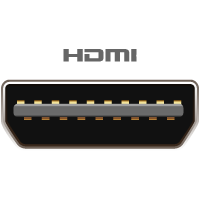 Micro HDMI Male forbindes til denne port/kabelende