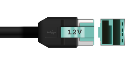 Kabel ende: USB Pluspower