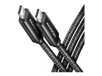 AXAGON USB4 Gen3x2 USB Type-C kabel 1m Sort