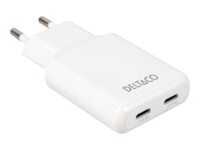 DELTACO Adapter 45Watt 2xUSB-C