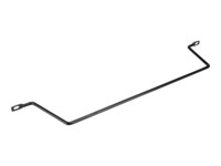 StarTech.com Horizontal Lacing Bar w/ 4' Offset at 75 Degrees- Server Rack Cable Management- 19' Network Rack-Mount Cord Organizer- 10pk (CMLB104) Stativkabeladministrations-snørebarre Sort