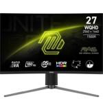 MSI MAG 27CQ6PF 27' Rapid VA 2560 x 1440 (2K) HDMI DisplayPort 180Hz