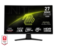 MSI MAG 274CQF 27' Rapid VA 2560 x 1440 (2K) DisplayPort HDMI 180 Hz
